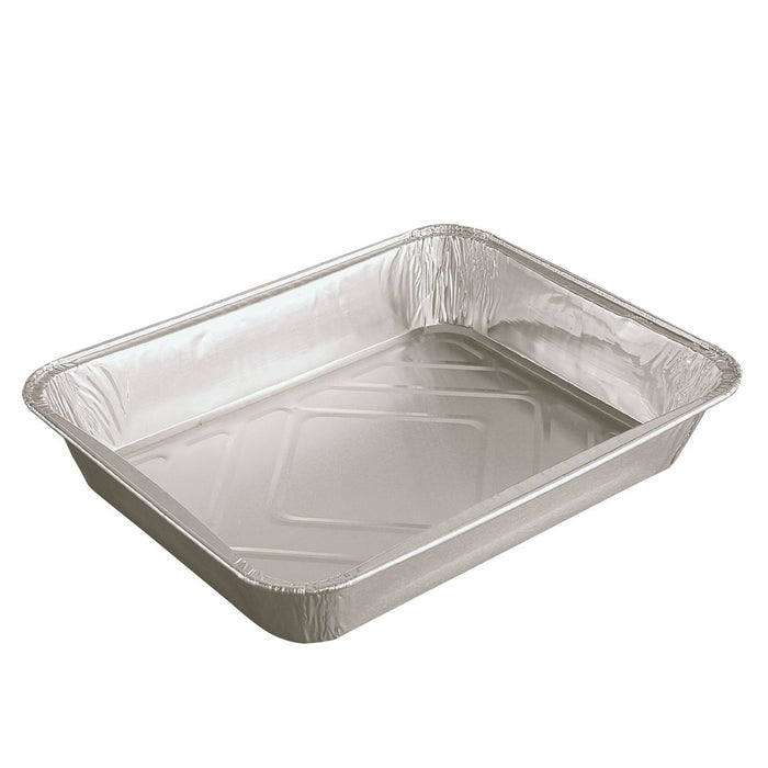 Bol à menu carré en aluminium avec bord roulé saillant, non divisé 1150ml 227x177x30mm