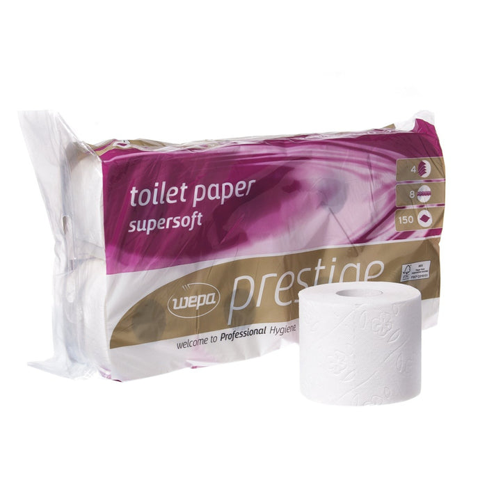 Toilettenpapier - 4-lagig, Prestige, 8x150 Blatt
