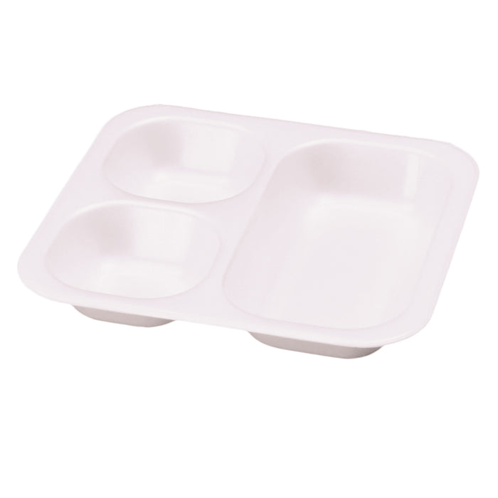 Bols thermiques en mousse XPS - 247 x 209 x 42 mm - environ 1500 ml - divisés en trois parties