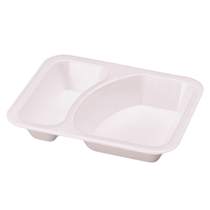 Bols thermiques en mousse XPS - 233 x 182 x 40 mm - environ 1600 ml - divisés en deux parties