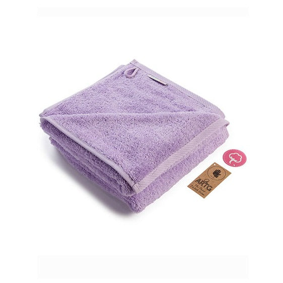 Serviette fantaisie violet clair - 50 x 100 cm - 100% coton