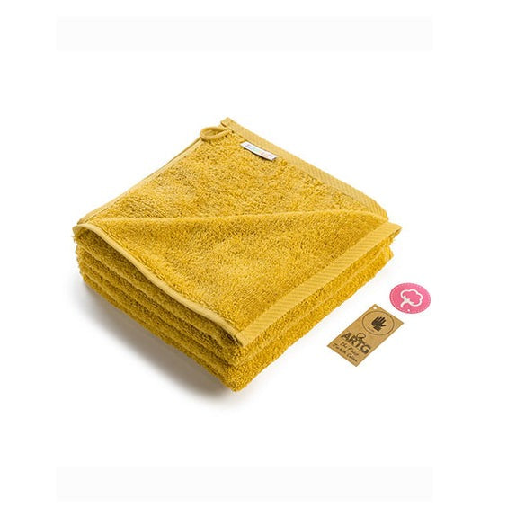 Serviette Fashion jaune foncé - 50 x 100 cm - 100% coton