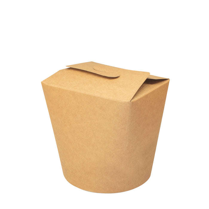 Boîte Alimentaire Papier - marron 700ml - PLA